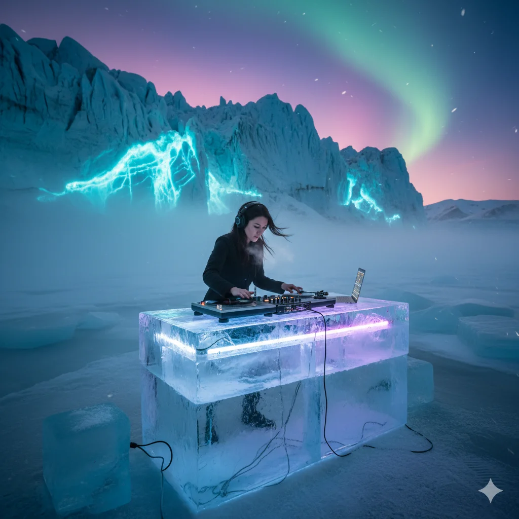 Nano Banana generated DJ scene